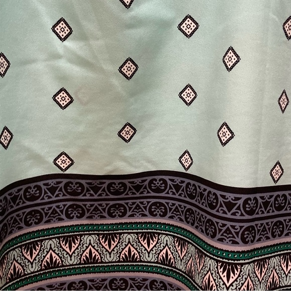 Croft & Barrow Smocked Printed Top - Picture 5 of 7